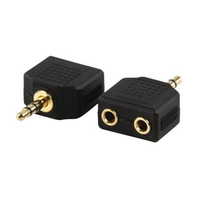 Redukcia Jack 3.5 mm - 2x Jack 3.5 mm VALUELINE AC-012GOLD