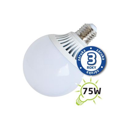 Žiarovka LED E27 12W G95 biela prírodná TIPA