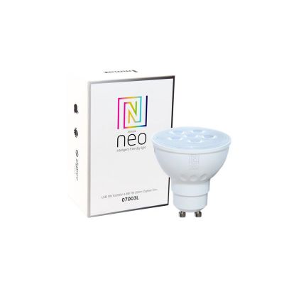 Múdra WiFi žiarovka LED GU10 4.8W biela teplá IMMAX NEO 07003L