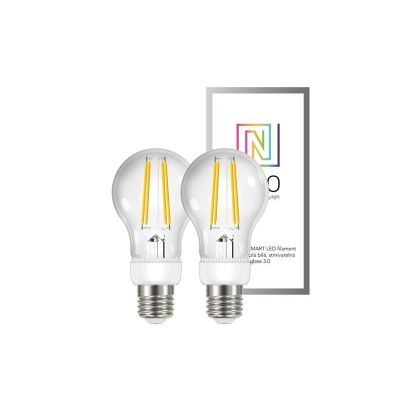 Múdra WiFi žiarovka LED E27 6.3W biela teplá IMMAX NEO 07088B 2ks