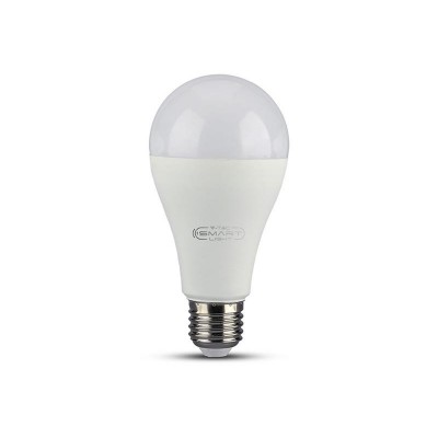 Múdra WiFi žiarovka LED E27 15W RGB 3v1 V-TAC VT-5117