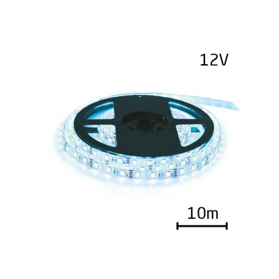 LED pásik 12V 3528 60LED/m IP65 max. 4.8W/m ice blue (cievka 10m)