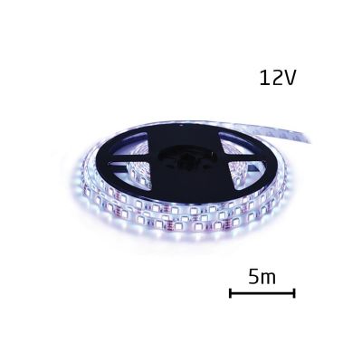 LED pásik 12V 2835 120LED/m IP65 max. 12W/m studená biela (cievka 5m) zaliaty Geti