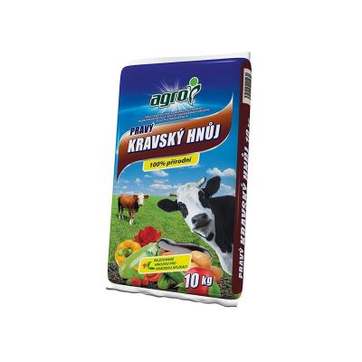 Hnojivo organické AGRO PRAVÝ KRAVSKÉ HNOJ 10 kg