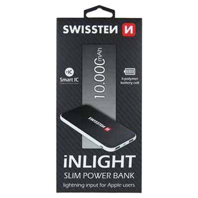 PowerBank SWISSTEN iNLIGHT SLIM 10000mAh