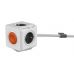 Zásuvka POWERCUBE EXTENDED REMOTE SINGLE s káblom 1.5m WHITE