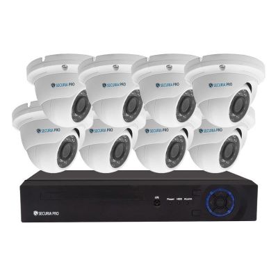 Kamerový systém SECURIA PRO NVR8CHV2-W DOME