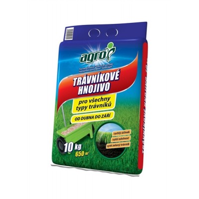 Hnojivo trávníkové AGRO 10kg vrece